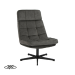 LABEL51 Fauteuil Alvar - Naturel - Boucle - Excl. Hocker