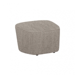 LABEL51 Draaifauteuil Alvar Met hocker, Micro suede - Taupe