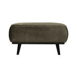 BePureHome Hocker 'Statement' Velvet, kleur Taupe