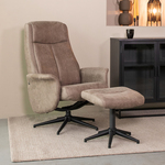 Fauteuil Thomas met hocker Lokka