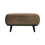 WOOOD Hocker Lloyd Velvet - Cast Iron - Vierkant