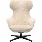 WOOOD Hocker 'Lloyd' Velvet, kleur Cloud