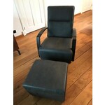 WOOOD Outdoor Fauteuil 'Puk' kleur Zwart