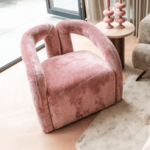 Richmond Fauteuil Dana Chenille - Roze
