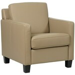 Cognac leren landelijke fauteuil Fine - poot hout bruin - Granada leer Savannah (cognac leer)