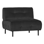 WOOOD Fauteuil 'Lloyd' Velvet, kleur Cast Iron