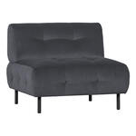 WOOOD Fauteuil 'Lloyd' Velvet, kleur Cloud