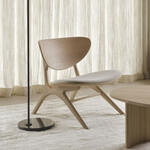WOOOD Fauteuil Mark Stof - Naturel - Japandi