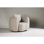 Nohr Fauteuil Bryony Met voetenbank, Lederlook - Cognac