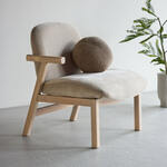 Ethnicraft Fauteuil Jack Gevernist Mahoniehout - Donkerbruin