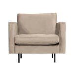 BePureHome Fauteuil Rodeo Classic Velvet - Khaki