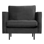 BePureHome Fauteuil Rodeo Velvet - Antraciet