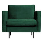 BePureHome Fauteuil 'Rodeo' Velvet, kleur Oker