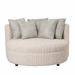Loveseat Fayen Taupe - 5 Kussens.
