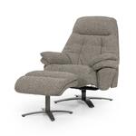 Set van 2 leren fauteuils met houten poten - bruin leer - Echt leer, Klassiek, ontdek de vele Leersoorten en Kleuren bij ShopX