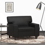 Fauteuil 60 cm kunstleer wijnrood