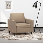 Fauteuil 60 cm kunstleer zwart