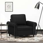 Fauteuil 60 cm kunstleer grijs