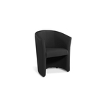 Fauteuil kunstleer wit