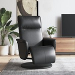 Fauteuil verstelbaar kunstleer rood