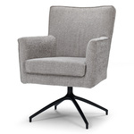 BePureHome Fauteuil Houston Acaciahout - Zwart