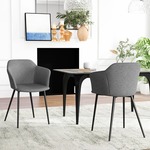 Moderne Fauteuil Bijzetstoel met Spons-Gestoffeerd Zitkussen Comfortabele Fauteuil met Noppenafwerking voor Woonkamer Kantoor