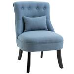 HOMCOM 3-in-1 vloerbank, multifunctioneel, opvouwbaar, ruimtebesparend, comfortabel, 61 x 73 x 58 cm, donkerblauw | Aosom.nl