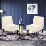 HOMCOM eetkamerstoel, modern design, gestoffeerd met polyester, stevig houten frame, comfortabel voor elk interieur, 71 x 65 x 75 cm, grijs | Aosom.nl
