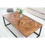 Massieve bijzettafel INFINITY HOME 60cm mangohout industrieel design - 39787