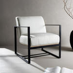 Nohr Fauteuil Manisha Linnen - Zwart