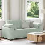 Loveseat bank 140 cm corduroy stof donkergrijs