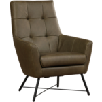 Leren design fauteuil Crossover - Diepe zit - Echt leer, Modern, Comfortabel en kies uit meer dan 150+ kleuren - Ontdek de Vele Leersoorten en Kleuren bij ShopX