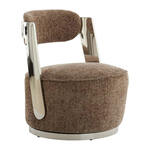 Nohr Fauteuil Corene Met voetenbank, Eiken - Beige