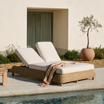 Kave Home 3-zits Loungebank Meria Rattan - Bruin