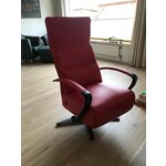 Leren relaxfauteuil met stalen frame - bruin leer - Echt leer, Industrieel, ontdek de vele Leersoorten en Kleuren bij ShopX