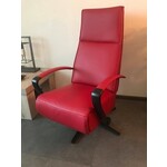 Leren relaxfauteuil met stalen frame - bruin leer - Echt leer, Industrieel, ontdek de vele Leersoorten en Kleuren bij ShopX