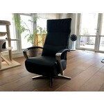 Leren relaxfauteuil met stalen frame - bruin leer - Echt leer, Industrieel, ontdek de vele Leersoorten en Kleuren bij ShopX