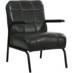 Leren fauteuil Beam - Echt leer, Industrieel, Comfortabel en kies uit meer dan 150+ kleuren - Ontdek de Vele Leersoorten en Kleuren bij ShopX