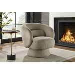 Set van 2 leren fauteuils met ronde vormen - zwart leer - Echt leer, Modern, ontdek de vele Leersoorten en Kleuren bij ShopX