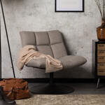Set van 2 Donkercognac leren moderne retro fauteuils Rondo - Granada leer Cognac (donkercognac leer)