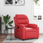 Leren draaifauteuil met stalen frame en schotelvoet - rood leer - Echt leer, Industrieel, ontdek de vele Leersoorten en Kleuren bij ShopX