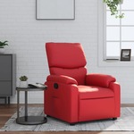Leren draaifauteuil met hoge rug en stervoet - rood leer - Echt leer, Industrieel, ontdek de vele Leersoorten en Kleuren bij ShopX