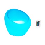 LED barstoel - met gekleurde LED verlichting - 66 x 68 cm
