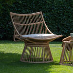 Kave Home 2-persoons Ligbed Meria Rattan - Beige