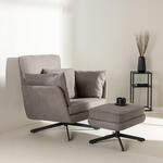Nohr Fauteuil Tamora Velvet - Donkergrijs