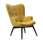 Artistiq Fauteuil 'Jurre' Velvet, kleur Zwart