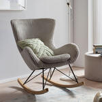 Retro design stoel SCANDINAVIA MEESTERSTUK groen met armleuning - 36827