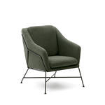 HOMCOM fauteuil, comfortabele accentstoel met draaibare voetenbank, ergonomisch ontwerp, microvezeldoek, tot 150 kg, stijlvol, zwart | Aosom.nl