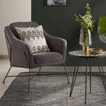 Kave Home Outdoor Fauteuil Zivia Staal en touw - Beige