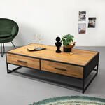 Set van 2 Taupe leren moderne fauteuils Trust - staal zwart - Toledo Leer Khaki (taupe leer)